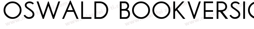 Oswald BookVersion 1字体转换